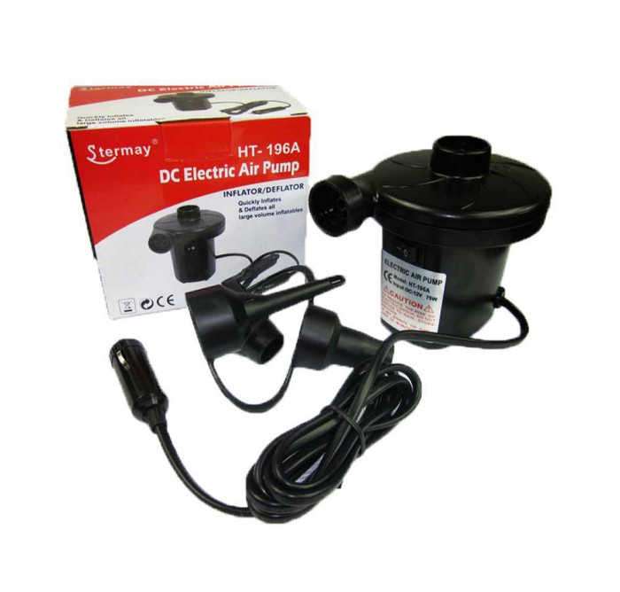 Stermay HT-202 Two-way electric air pump,12V 40W (Suitable for Car/Home use)