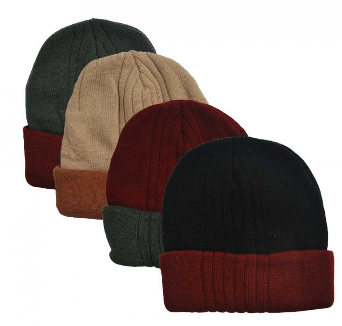 Winning Unisex Side Swipe Lined Beanie (#88616)