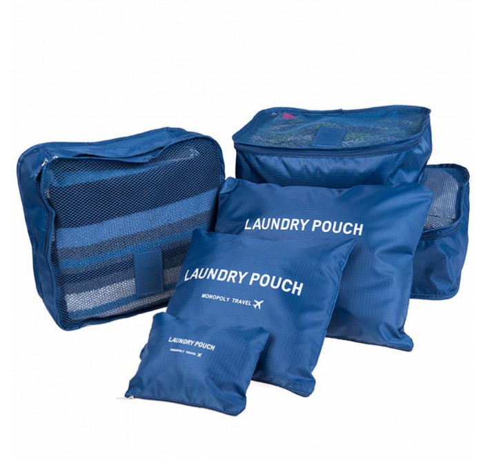 6pc Travel Organizer Set