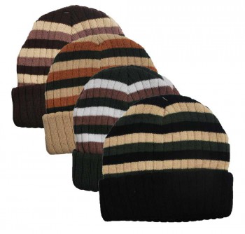 Winning Unisex Highline Striped Beanie (#89090)