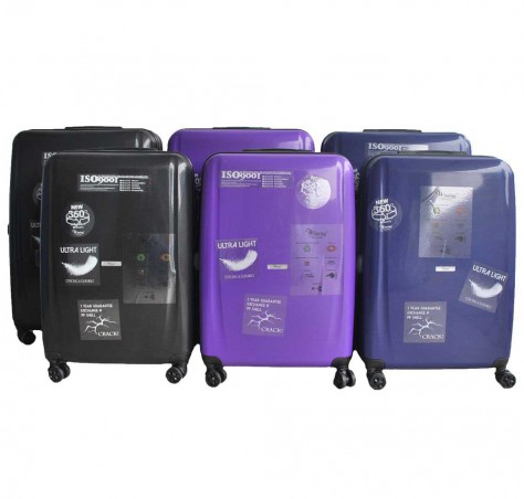 Micro-Diamond Heavy Duty ABS + Polypropylene Luggage (Scratch Resistant)