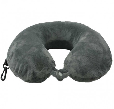 Premium Plush Memory Foam Travel Neck Pillow