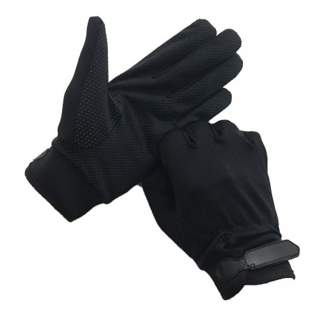 Black Tactical Full Gloves
