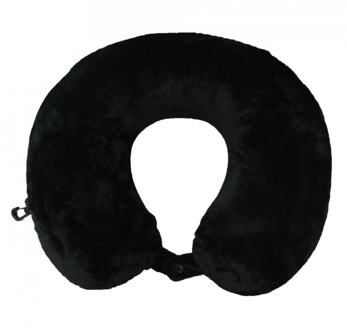 Premium Plush Memory Foam Travel Neck Pillow